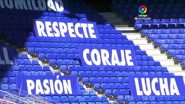 Calentamiento RCD Espanyol de Barcelona vs CD Leganés