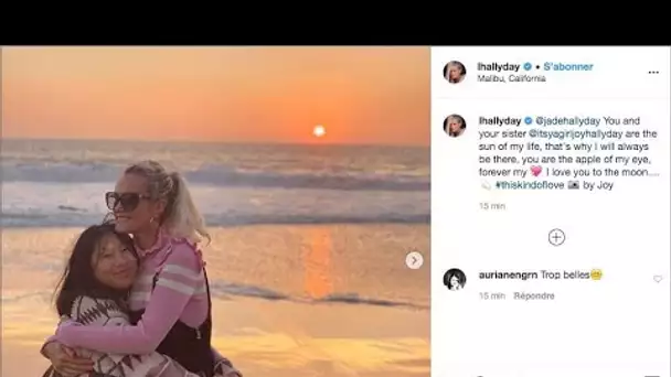 Laëticia Hallyday  sa magnifique déclaration à ses deux filles Jade et Joy