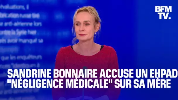 L'intégralité de l'interview de Sandrine Bonnaire qui accuse un Ehpad de "négligence médicale"
