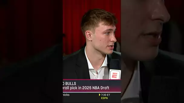 Cooper Flagg speaks after the Mavericks get the #1 overall pick