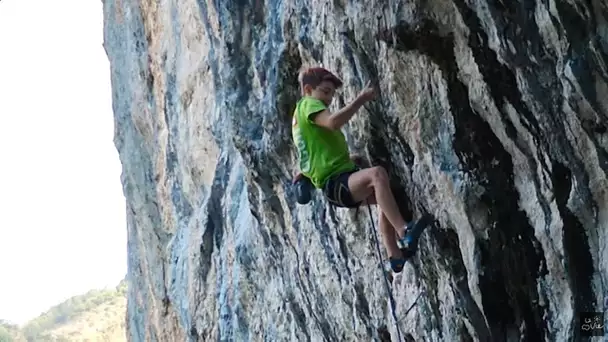 Pierre Marzullo, 13 ans, escaladeur