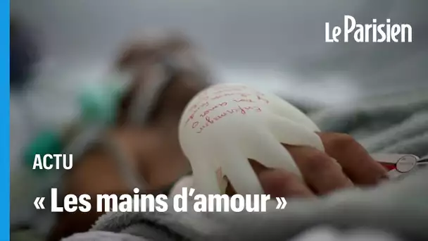Covid-19 au Brésil : ces gants chauds imitant le contact humain qui réconfortent les patients