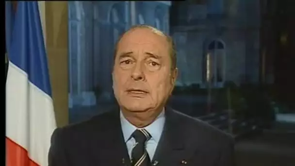 Allocution de Jacques Chirac