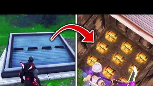 LES 5 ENDROITS SECRETS CACHÉS DANS FORTNITE | Lama Faché