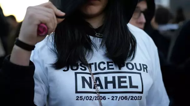 Des centaines de personnes ont manifesté pour Nahel après la libération du policier
