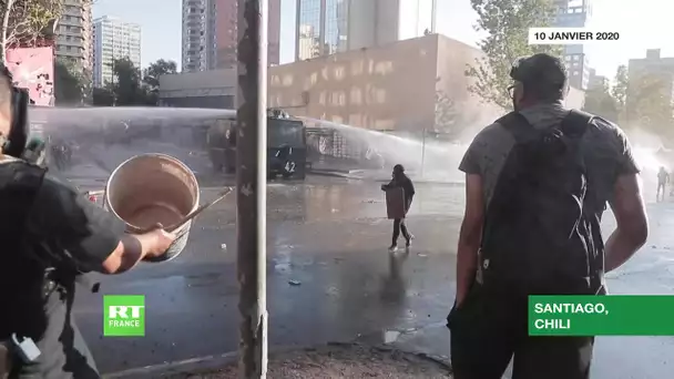 Santiago : nouveaux affrontements entre les manifestants et la police