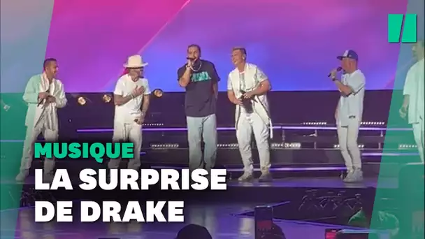 Drake rejoint les Backstreet Boys en concert et enflamme tout le monde