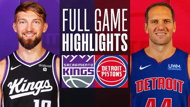 KINGS at PISTONS | FULL GAME HIGHLIGHTS | January 9, 2024