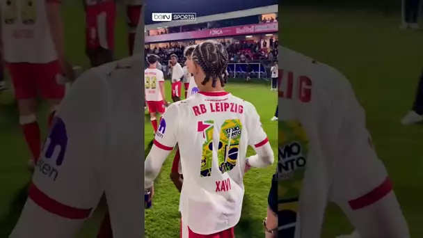 🇧🇷📸 Neymar Jr 🤝 Xavi Simons, quand le crack retrouve son idole ! #shorts