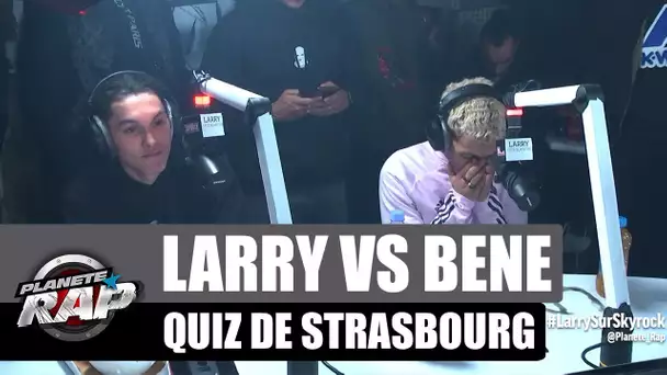 Larry Vs Béné - Quiz de Strasbourg #PlanèteRap