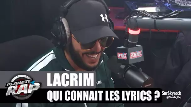 Lacrim - Qui connaît les lyrics ? avec 2 AUDITEURS ! #PlanèteRap