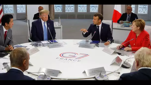 Le G7 charge Emmanuel Macron de discuter avec l'Iran, Trump dément