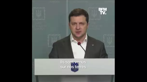 Volodymyr Zelensky: "Nous donnerons des armes à tous ceux qui veulent défendre notre souveraineté"