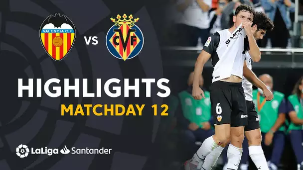 Resumen de Valencia CF vs Villarreal CF (2-0)