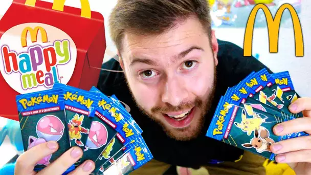 Des BOOSTERS POKEMON chez MCDONALD'S ! - Ouverture x12