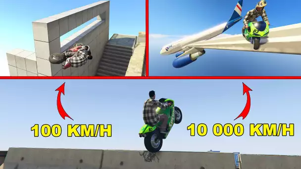 DÉFIS IMPOSSIBLES VITESSE NORMALE vs DÉFIS IMPOSSIBLES 10 000 km/h