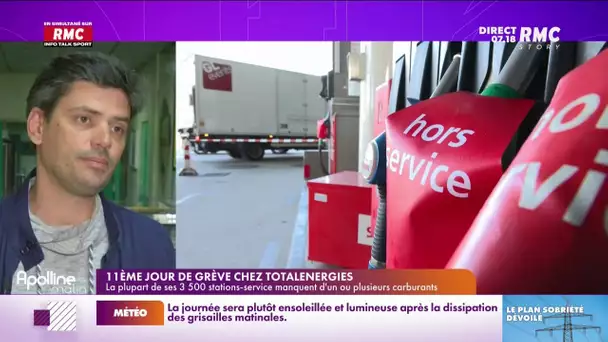 Carburants : la grève se poursuit chez Total, "La direction refuse de discuter", selon la CGT