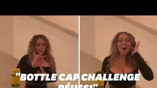 Mariah Carey a réussi le "Bottle cap challenge" de manière originale