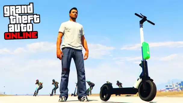 TEST TROTTINETTE ÉLECTRIQUE SUR GTA 5 ONLINE