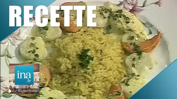 Recette : Coquilles saint-Jacques sauce beurre citron de Michel Oliver | Archive INA