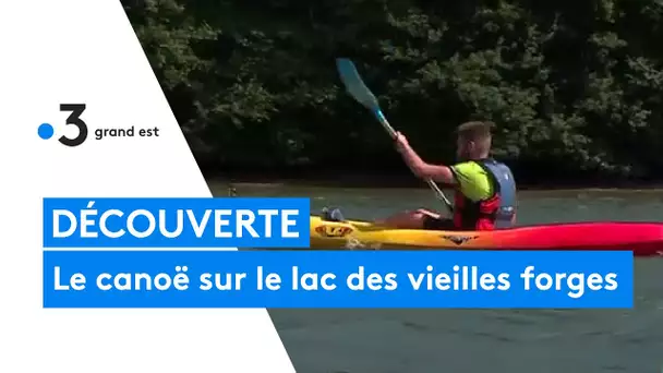 Découverte :  le canoë sur le lac des vieilles forges