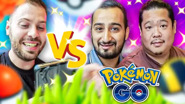 J'AFFRONTE SEB & OUSS sur Pokémon GO ! (c'est ultra serré !)