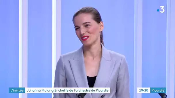 Johanna Malangré, cheffe de l'orchestre de Picardie, invitée du 19/20 de France 3 Picardie