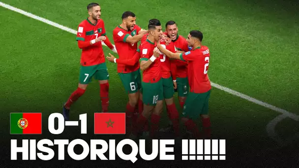 🇲🇦 EN PLEIN RÊVE !!! Le Maroc élimine le Portugal (1-0) et écrit L'HISTOIRE de la Coupe du Monde !!!