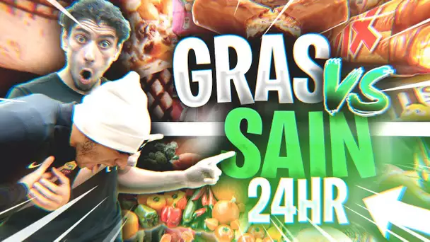 ON MANGE GRAS VS SAIN PENDANT 24H ! 🍕😂