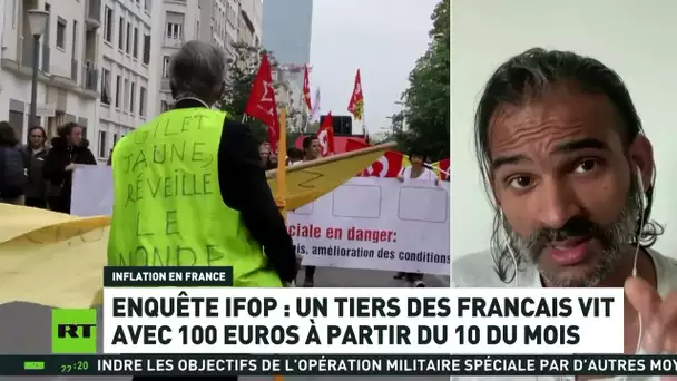 Inflation et précarité en France : un tiers des Français avec 100€ pour vivre le 10 du mois