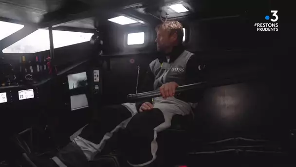 Thomas Ruyant en tête de la course du Vendée Globe