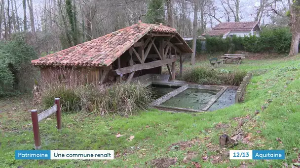 Préchacq-les-bains (Landes) : granges et lavoirs, une association sauvegarde le patrimoine local