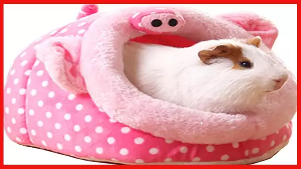 LEFTSTARER Guinea Pig Rat Bed and Hideout for Ferret Hedgehog Sleep and Hide, Hamster Small Pet