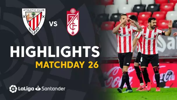 Highlights Athletic Club vs Granada CF (2-1)
