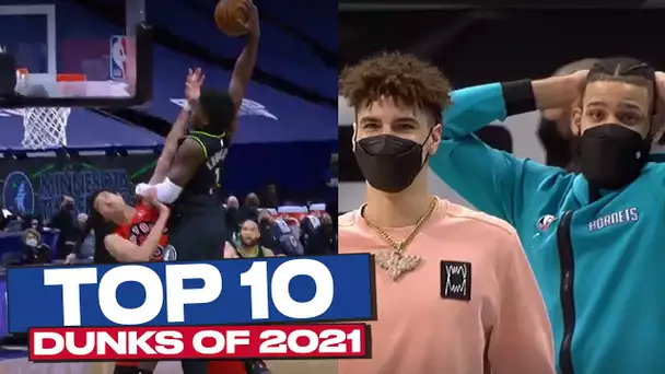 NBA Top 10 Dunks 2021 😲