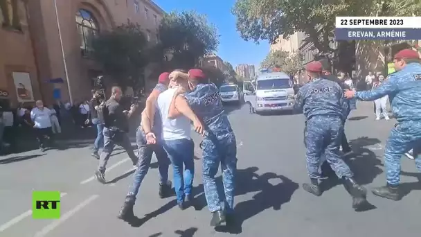 🇦🇲 Arménie : la police a arrêté des protestataires à Erevan
