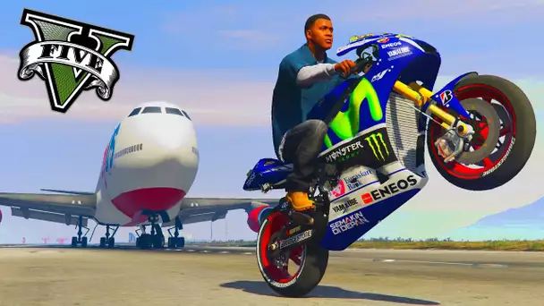 GTA 5 - YAMAHA M1 2015 Valentino Rossi ! Super Precision Stunt !?