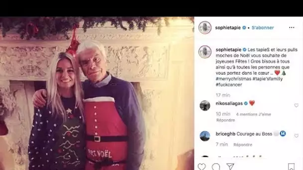 Sophie Tapie partage un cliché fort avec son père pour Noël