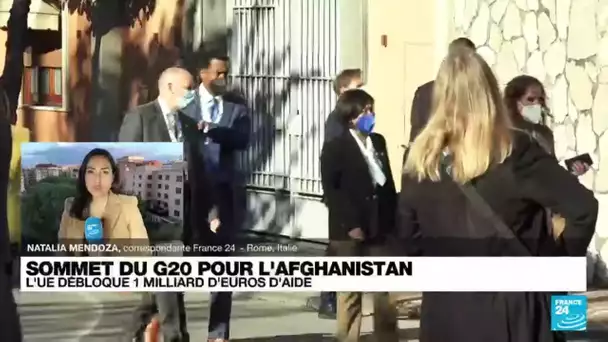Sommet du G20 : une aide de un milliard d'euros pour les afghans, sans reconnaître le régime taliban