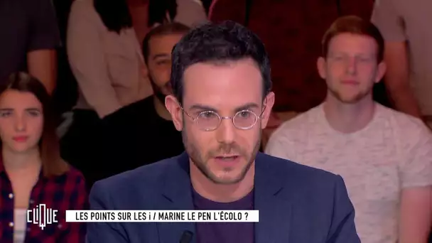 Clément Viktorovitch : La stratégie écologiste de Marine Le Pen - Clique - CANAL+