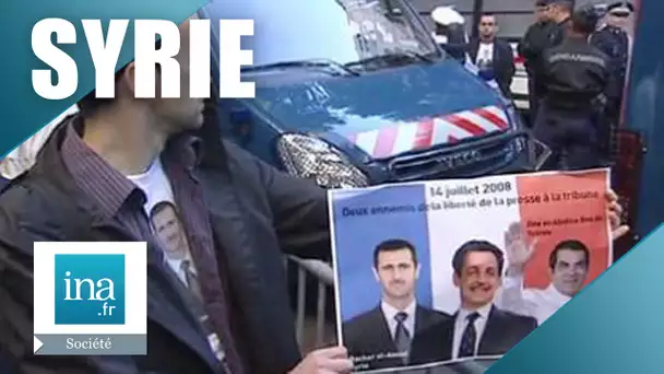 Bachar al-Assad  au défilé du 14 juillet | Archive INA