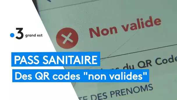 Pass sanitaires : des QR codes "non valides" pour des porteurs immunisés et vaccinés
