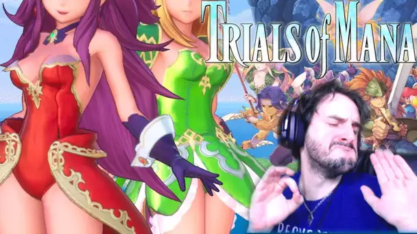 LE MEILLEUR REMAKE DU MONDE !!! -Trials of Mana DEMO- Facetime avec Bob Lennon