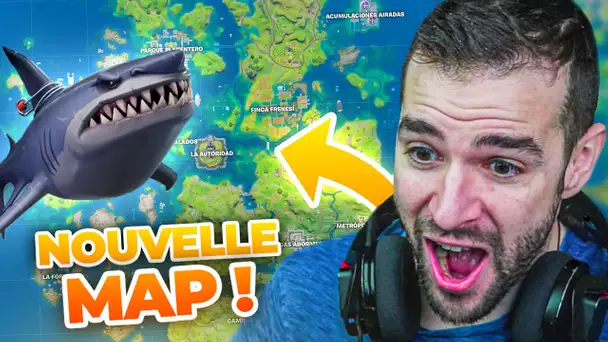 🔥JE DÉCOUVRE LA NOUVELLE MAP SAISON 3 & DEFI TOP 1 AU NOUVEAU POMPE NUL sur Fortnite Chapitre 2