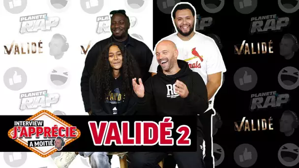 Interview "J'apprécie à moitié" avec l'équipe de Validé saison 2 #63