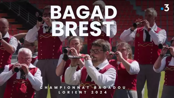 Kevrenn Brest Sant-Mark (Brest) au championnat 2024 des bagadoù de Lorient