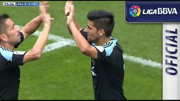 Golazo de Nolito (0-4) en el Málaga CF - Celta de Vigo - HD