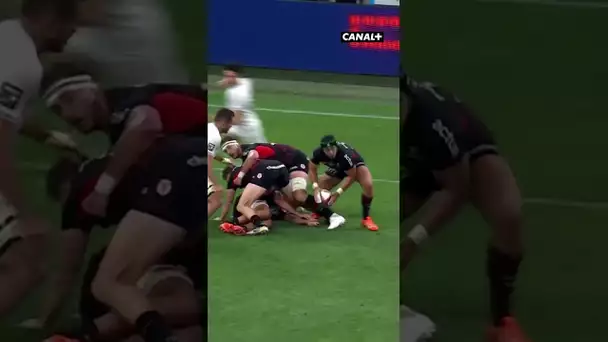 Toulouse frappe fort face à Toulon 🤯#rugby #sports #top14
