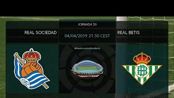 Calentamiento Real Sociedad vs Real Betis