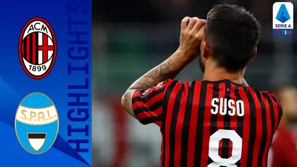 Milan 1-0 Spal | Prima vittoria per Pioli grazie al gol di Suso | Serie A
